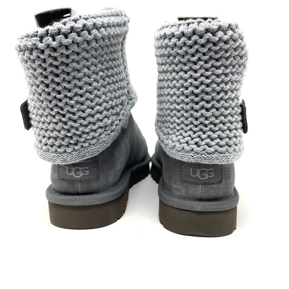 Ugg Shaina Knit Cuff Suede Body Boot Size 7 NWB - Picture 3 of 11